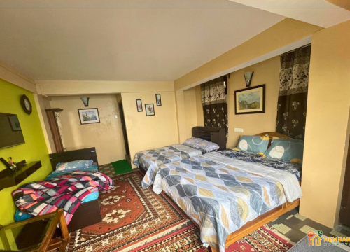 Family Room with Mountain View